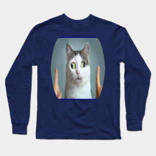 cat meme Long Sleeve T-Shirt